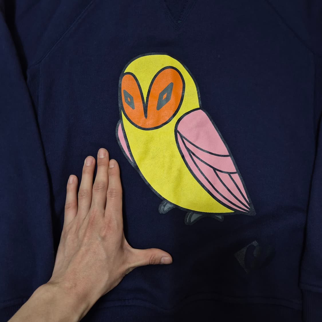 럭키슈에뜨 여성 빅프린팅 스웨트셔츠 맨투맨 S(90) 상품이미지4