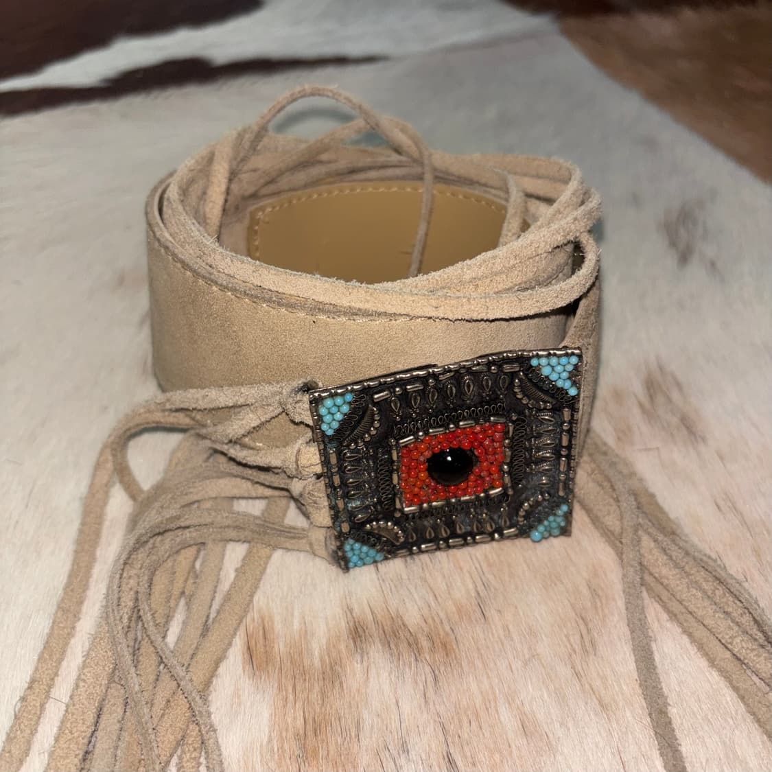 빈티지 스웨이드 스트랩 벨트 상품이미지1