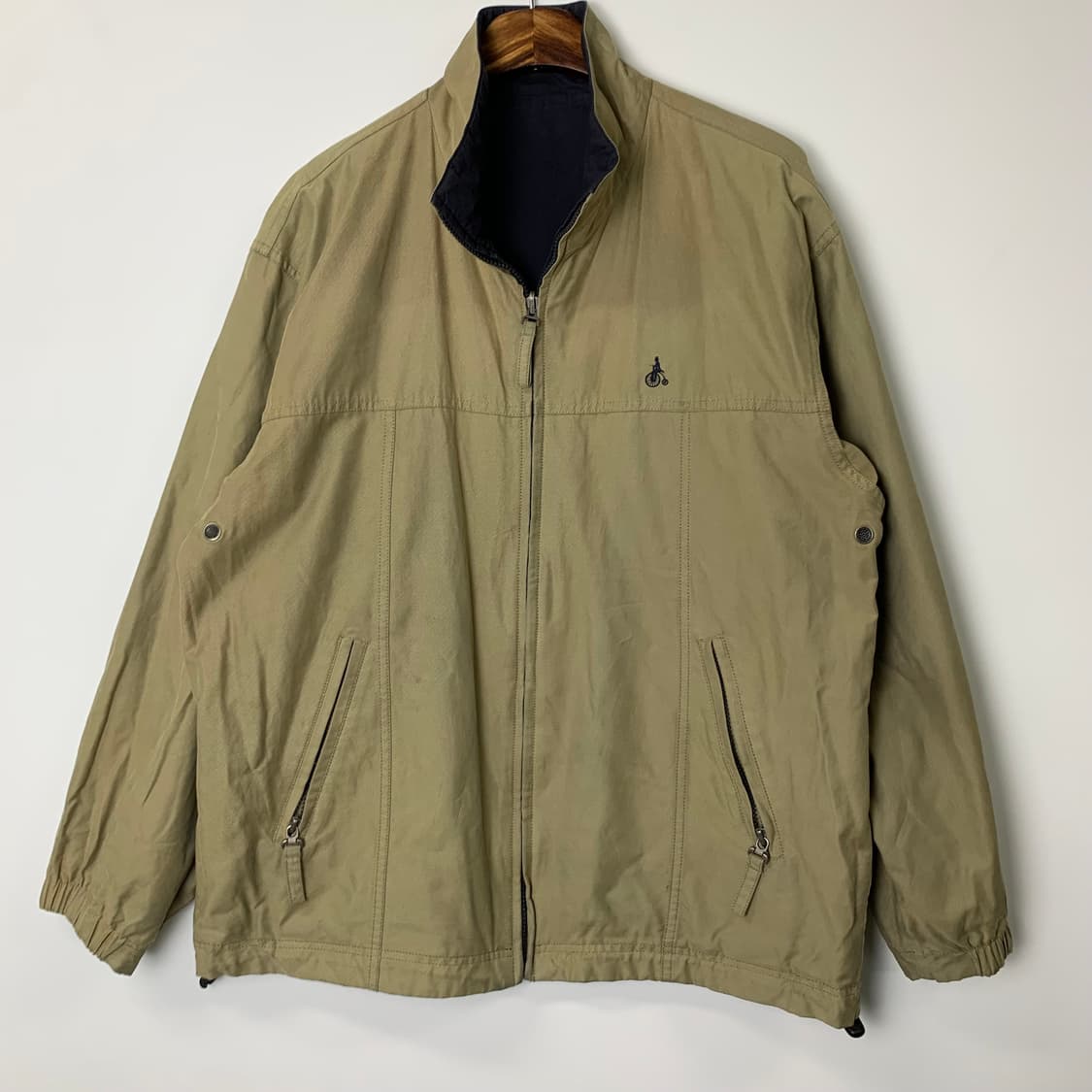 빈폴 베이지 네이비 리버시블 자켓 상품이미지5