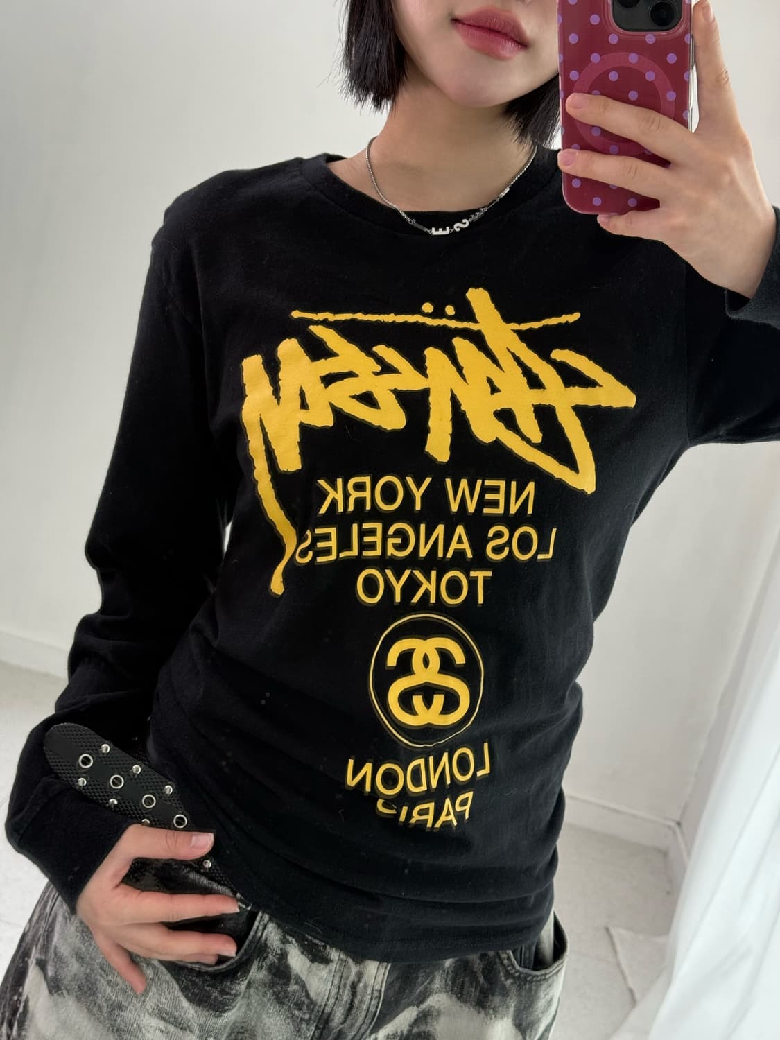 스투시 월드투어 롱슬리브 상품이미지2