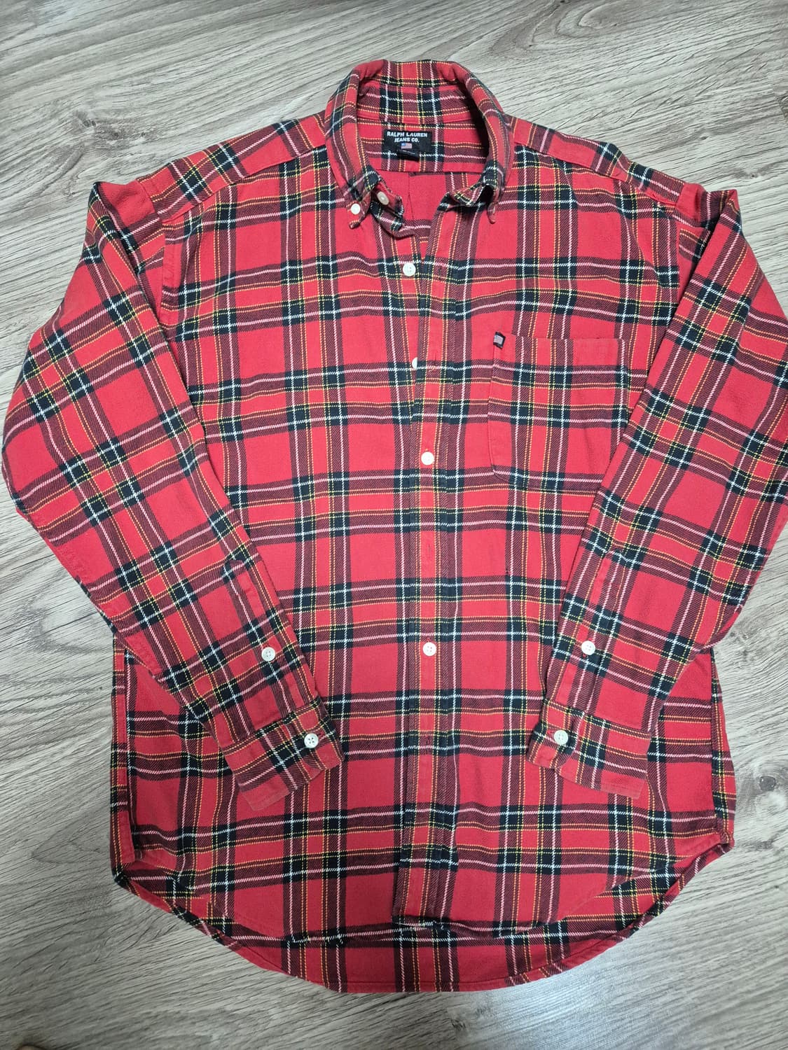 폴로진 플란넬 셔츠 상품이미지1