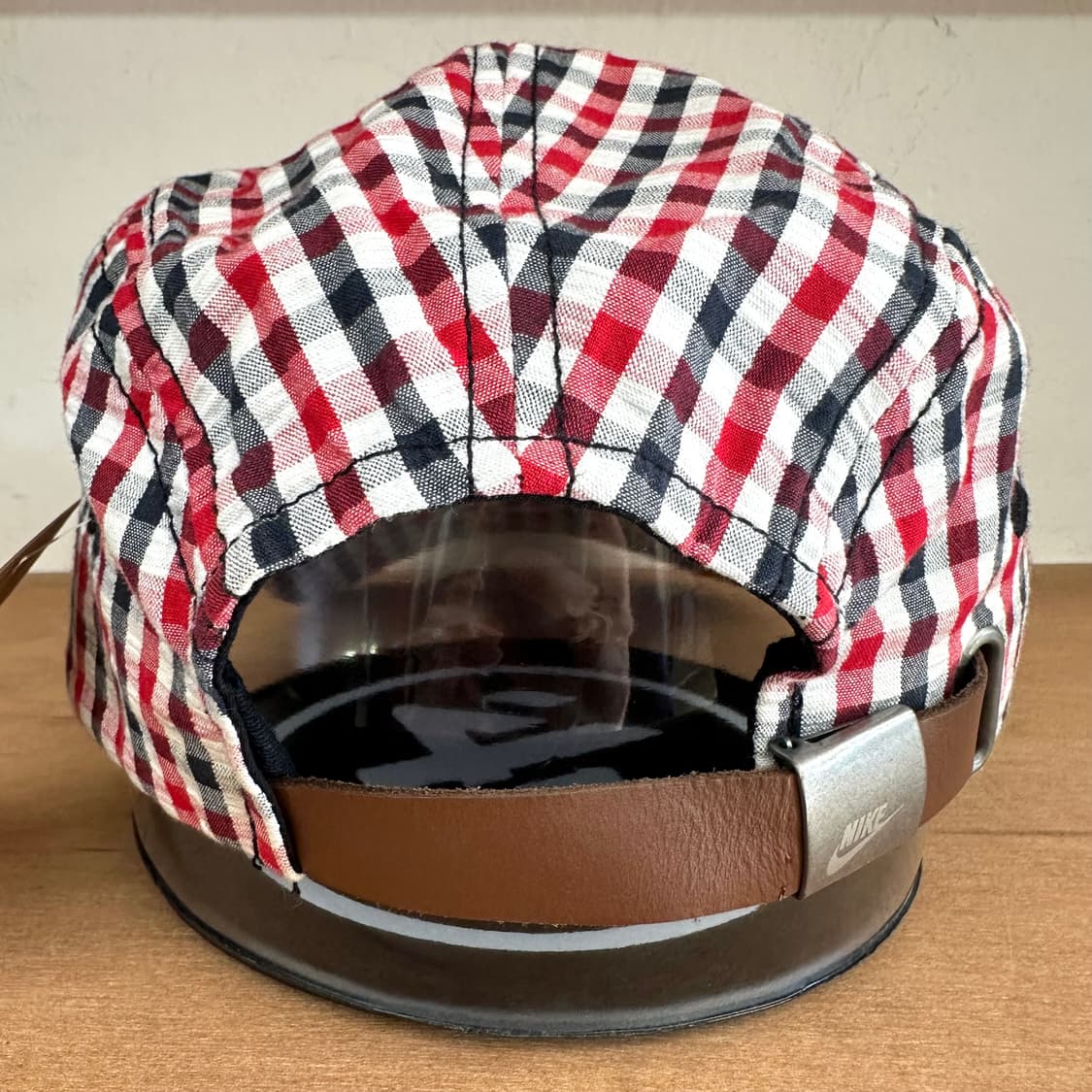 나이키 시어서커 깅엄체크 캡 상품이미지5