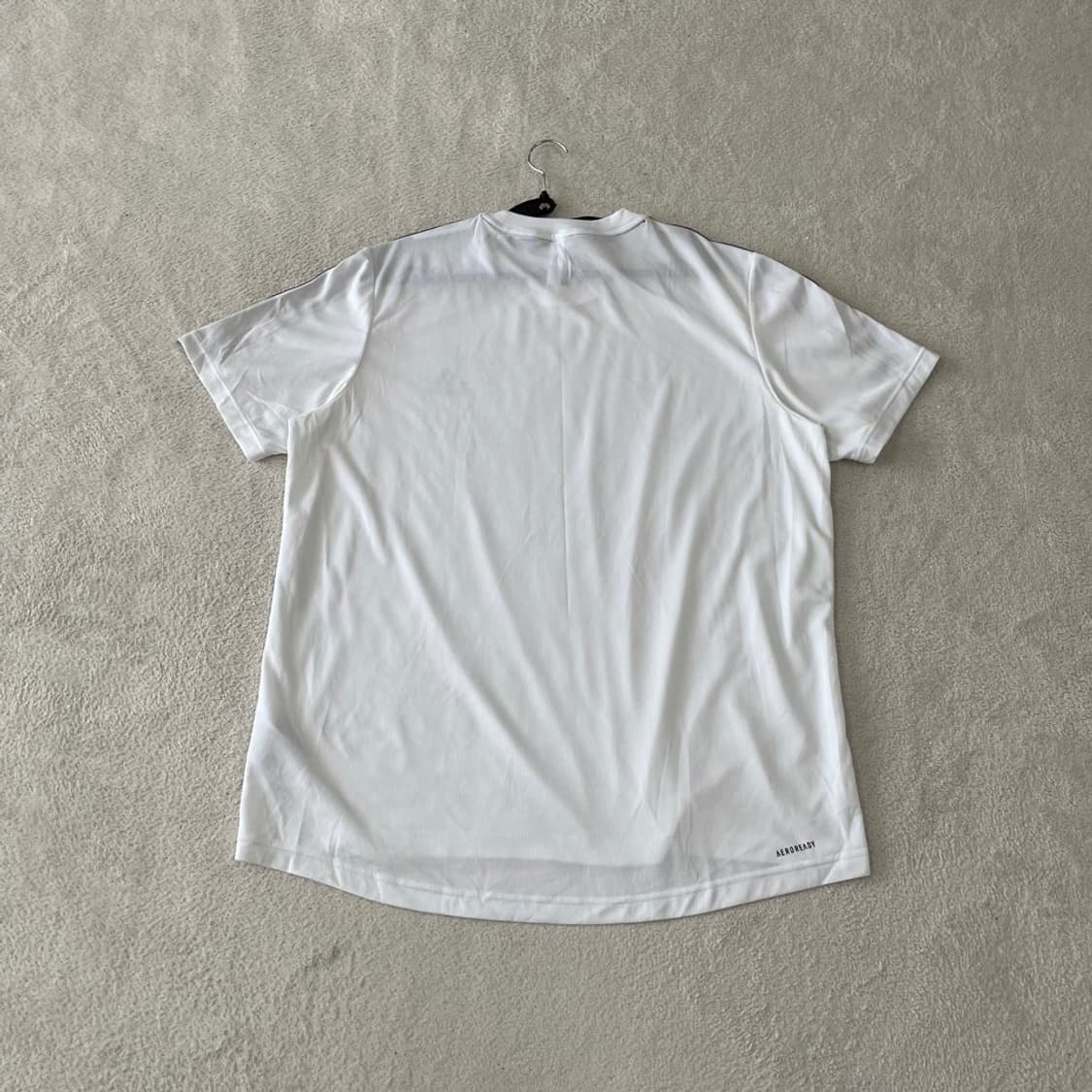 XXXL 아디다스 신형 기능성 반팔티 흰검 화이트 빅사이즈 상품이미지8