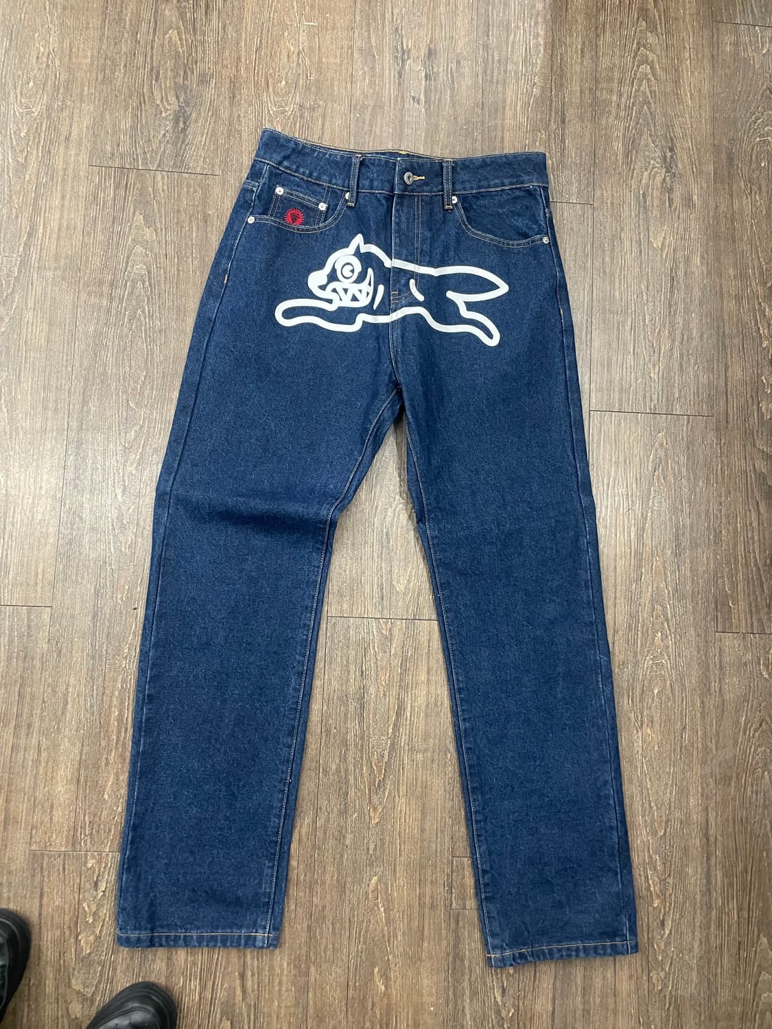 BBC 러닝독 데님 팬츠 개바지 32사이즈 상품이미지1