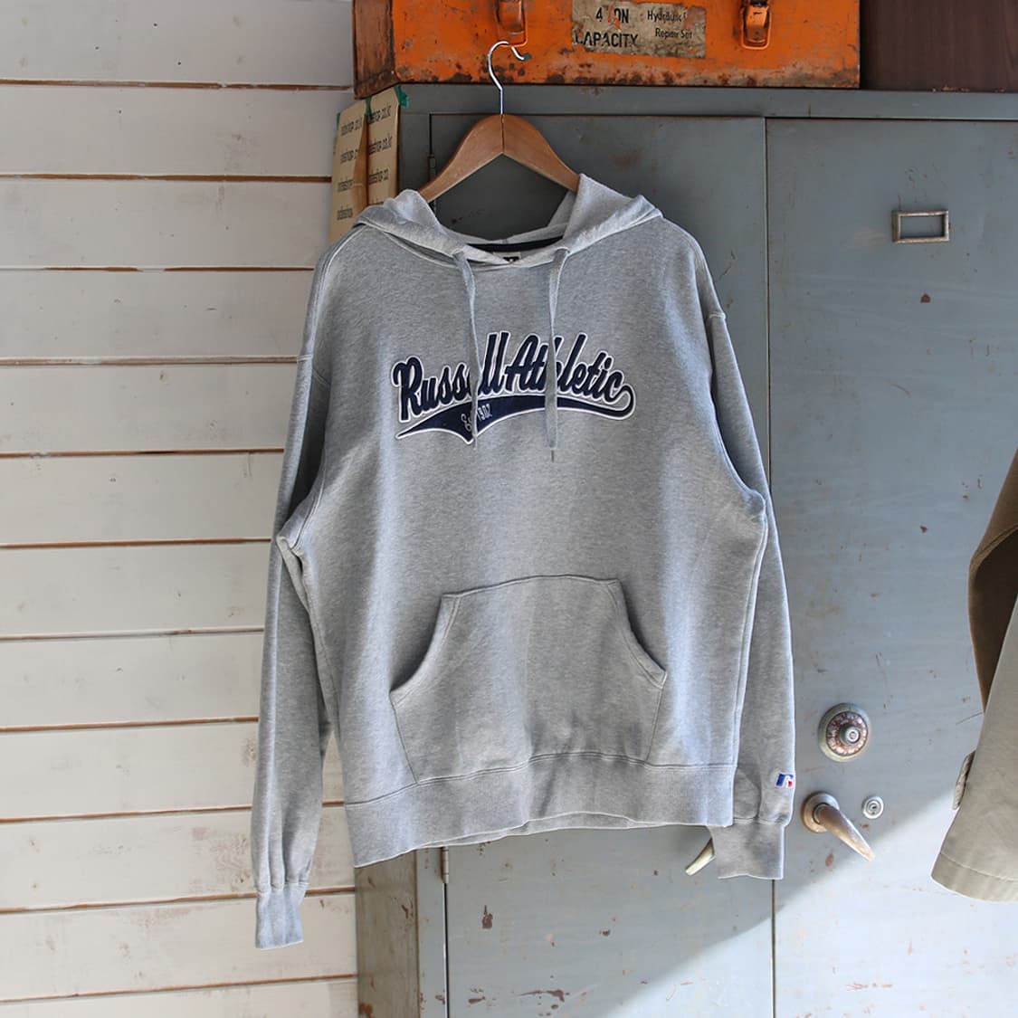 (착용컷) RUSSELL ATHLETIC 후드 티셔츠 (남성용 100) 상품이미지1