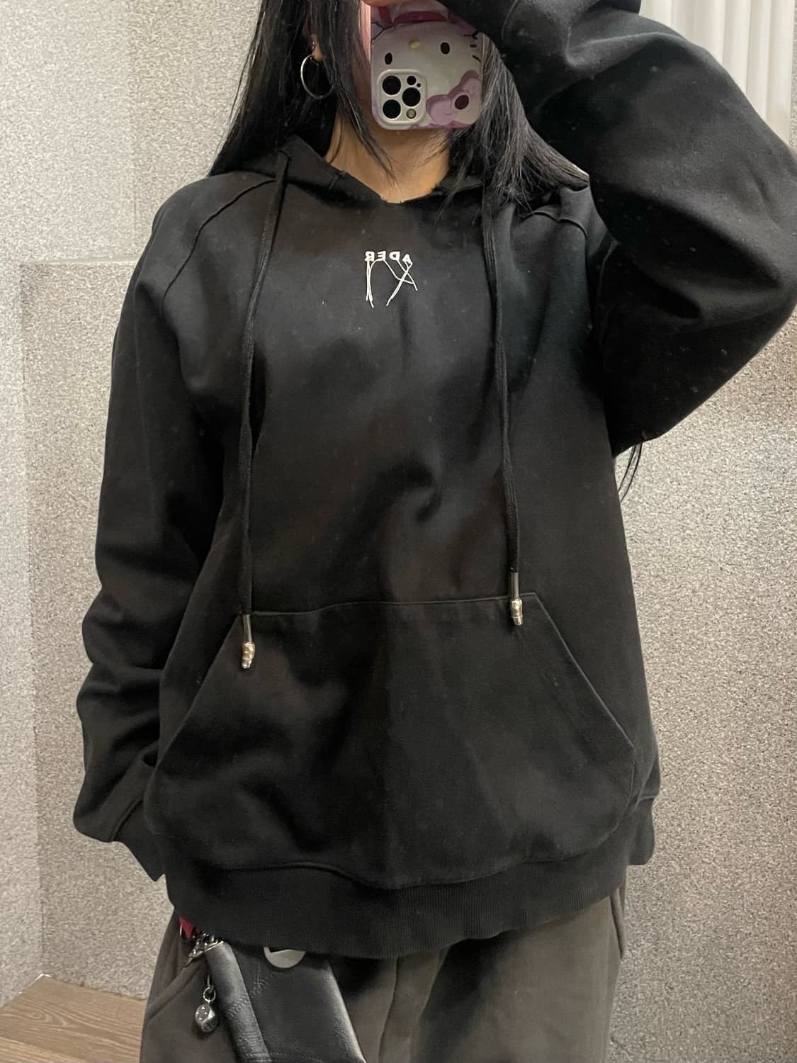 ADER logo Hood 상품이미지1