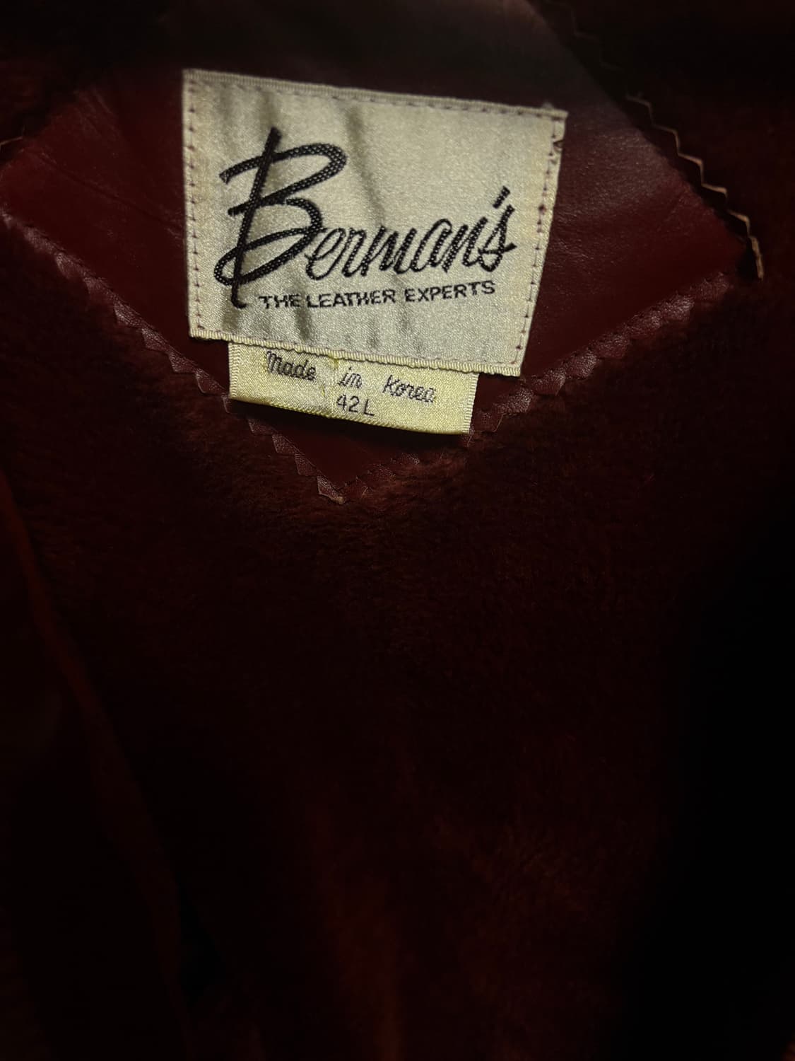 Berman's 레더 자켓 상품이미지2
