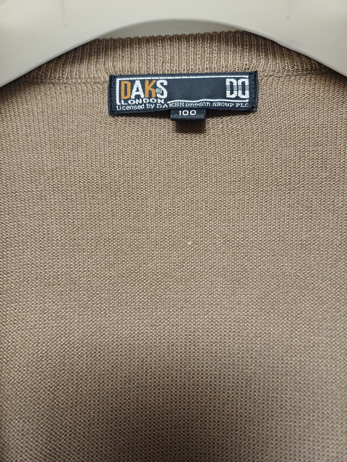 [Vintage] 00's DAKS GOLF 하우스체크 울 가디건/100 상품이미지3