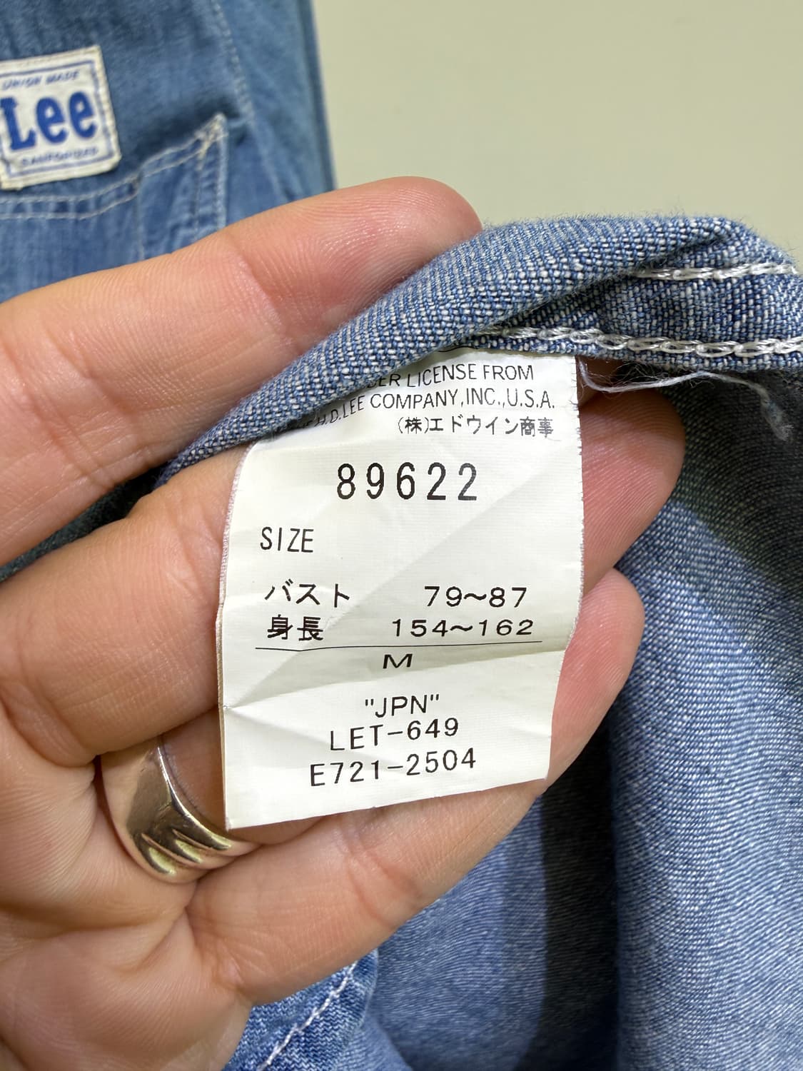 LEE 데님 롱원피스  상품이미지6