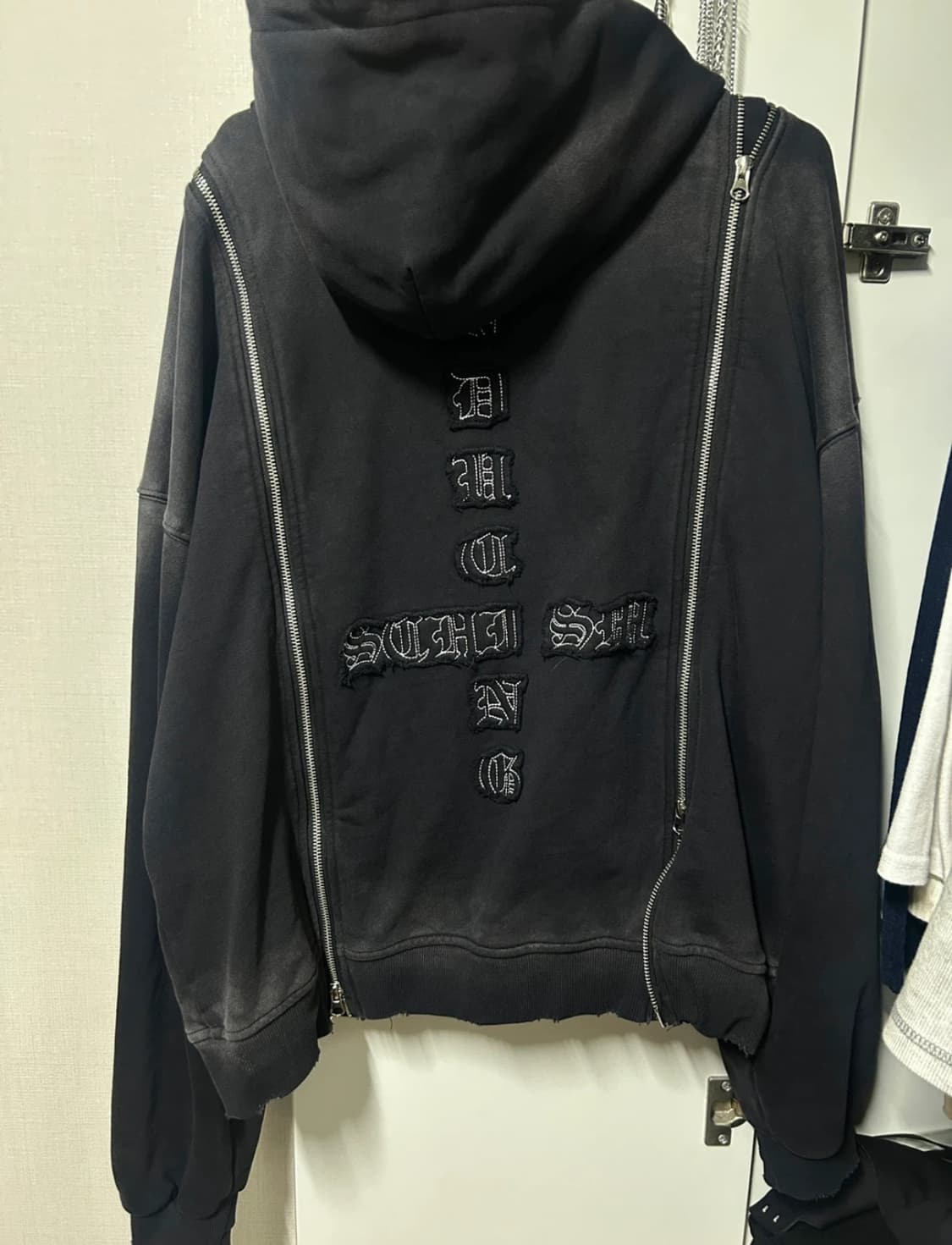 스키즘 인듀싱 후드집업 블랙 M 상품이미지6