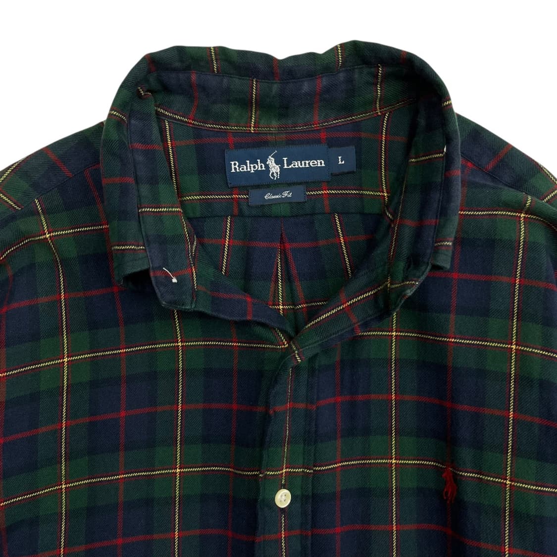 폴로 랄프로렌 레드포니 타탄체크 셔츠 L 상품이미지5