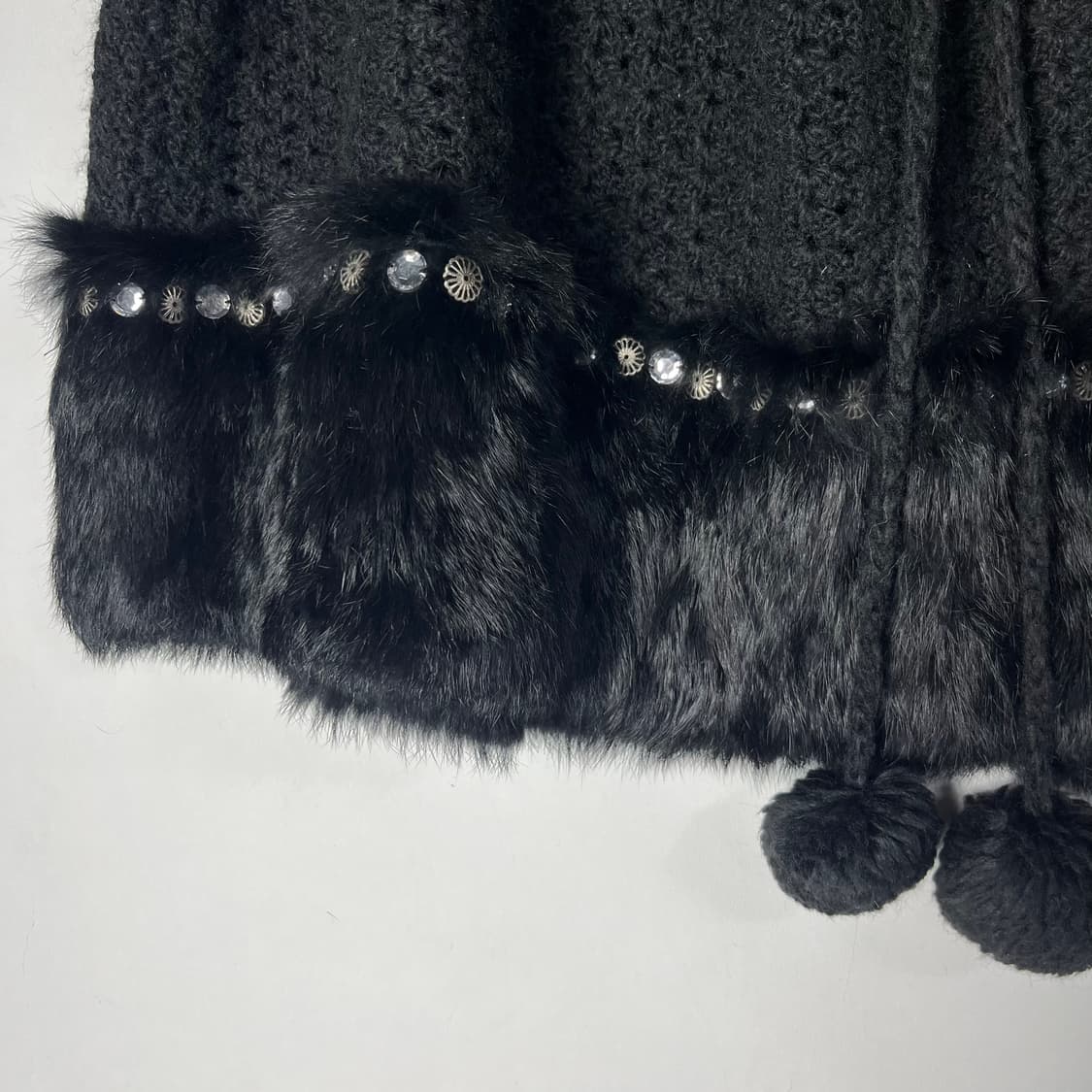 [MANOUSH] 마누슈 라빗퍼 폼폼 니트 스커트 상품이미지2