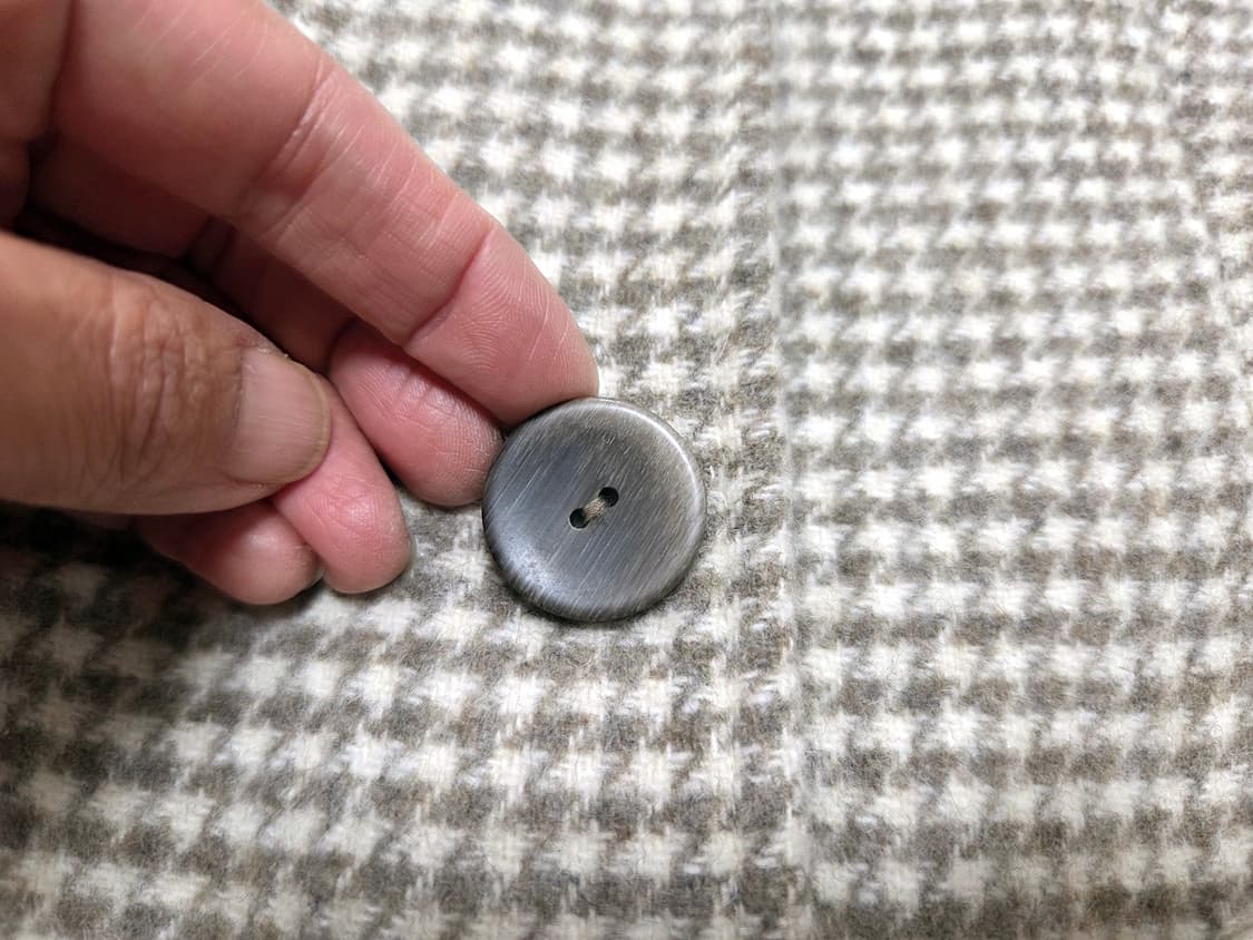 폴앤앨리스(P/A) 체크 울코트 55-66 새상품 상품이미지9