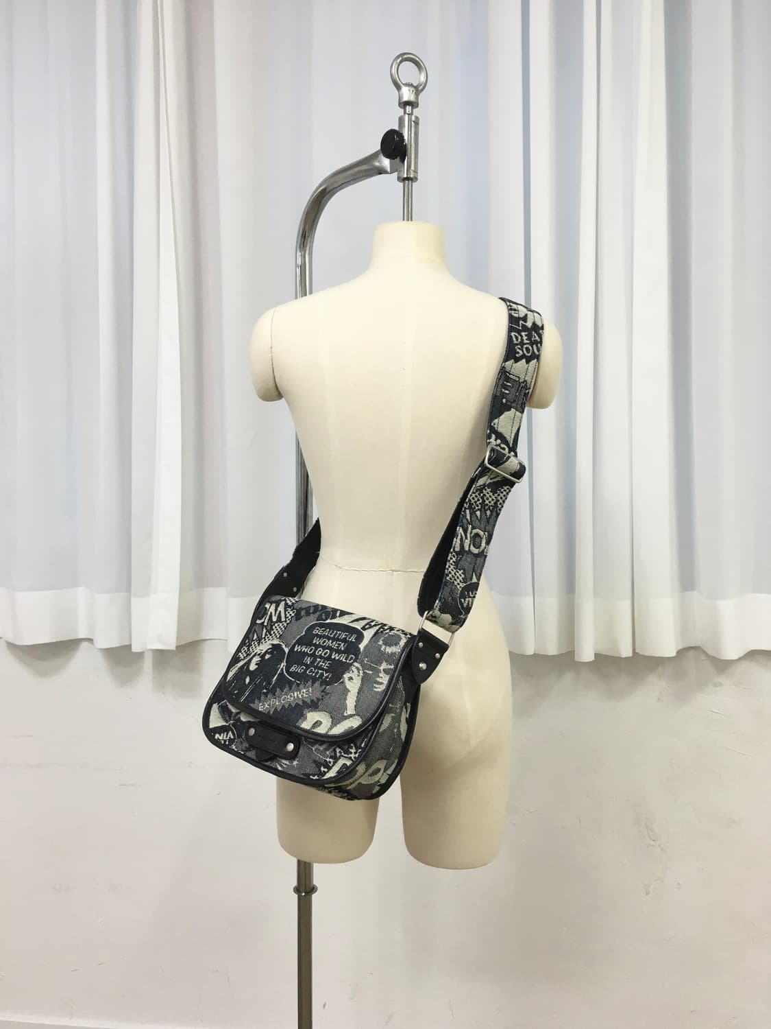 히스테릭글래머 데님 크로스/숄더 2way bag 상품이미지10