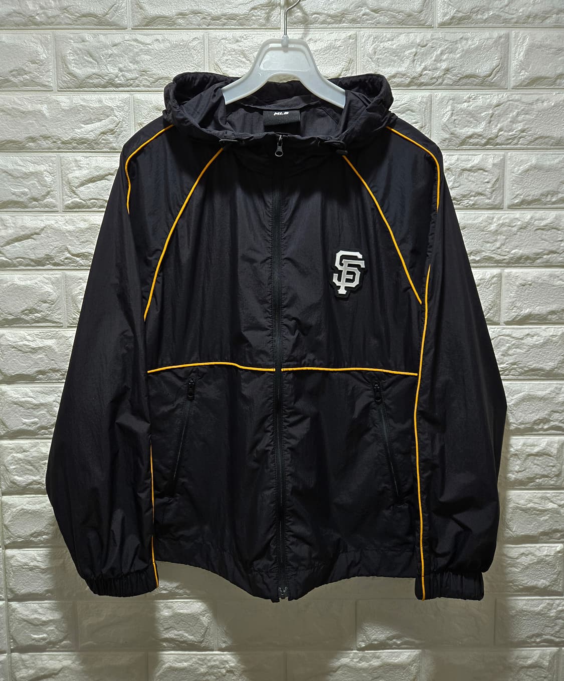 MLB 베이직 썸머 파이핑 바람막이 XS 상품이미지2