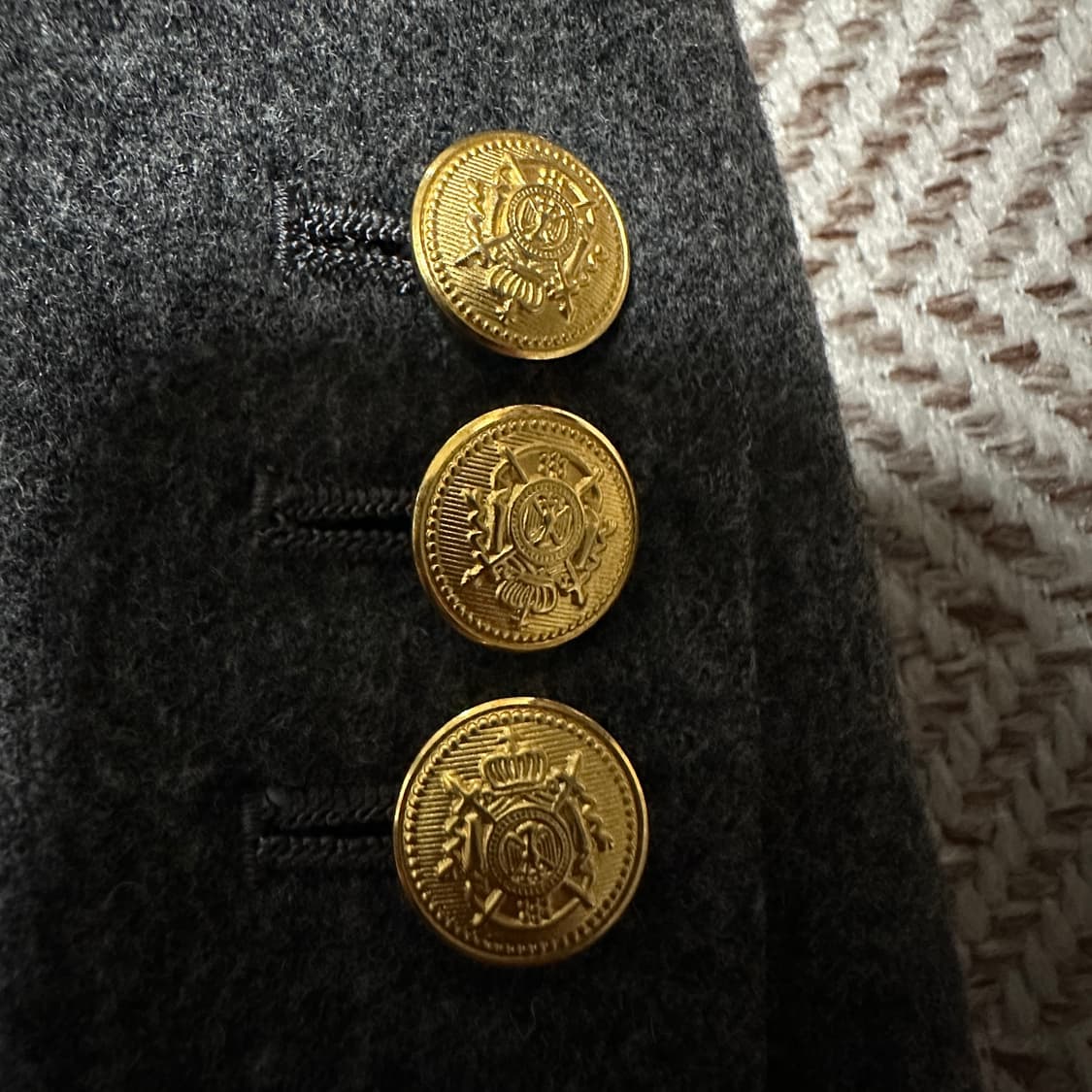 IENA japan made women gold button jacket 상품이미지3