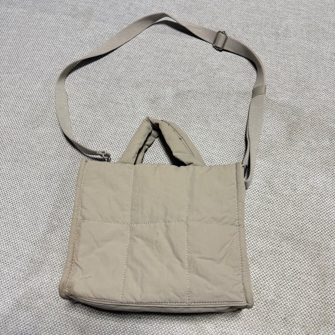 스노우피크 어페럴 퀄팅 패딩 토트백 상품이미지6