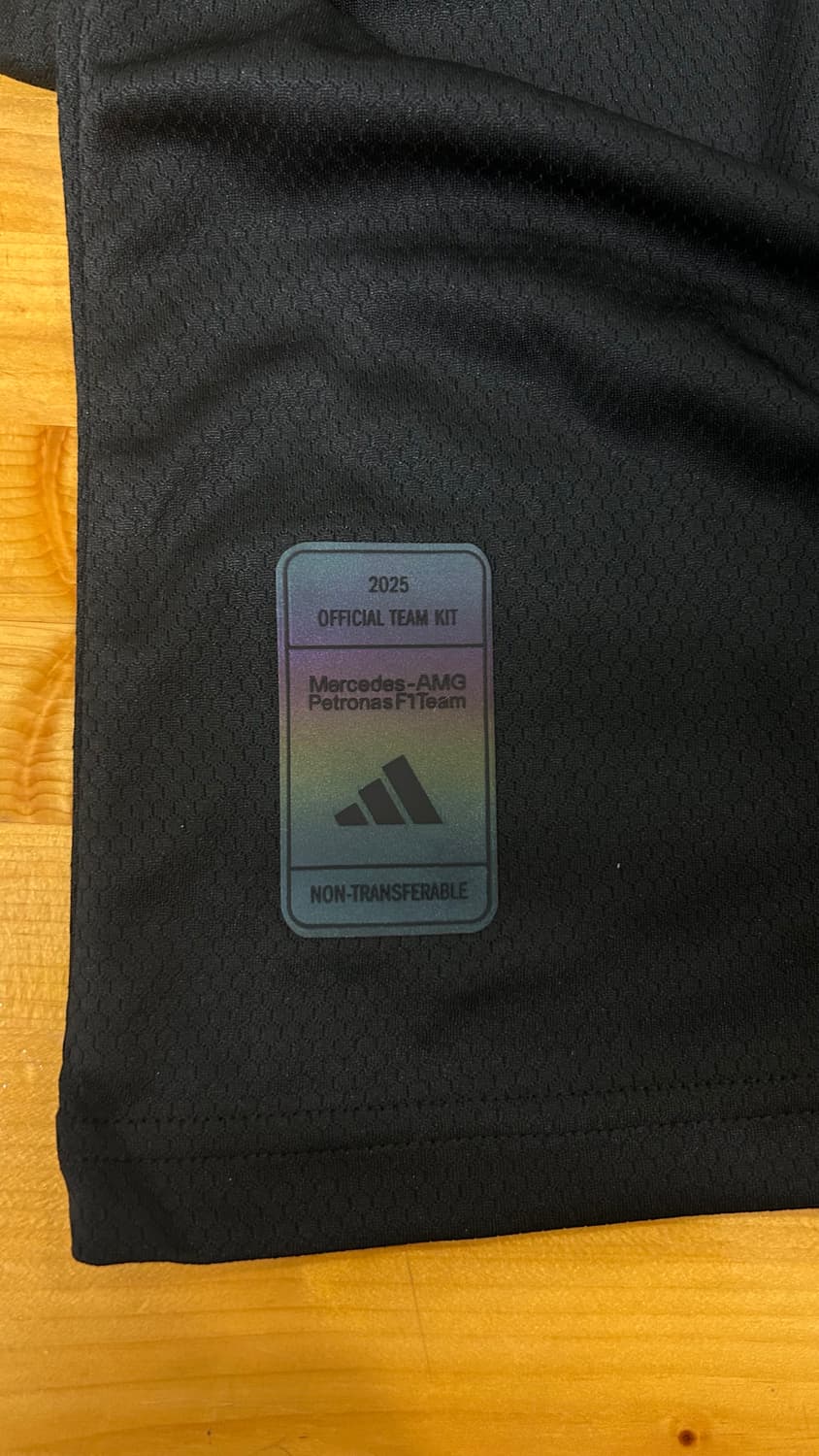 F1 벤츠 페트로나스 반팔 유니폼 블랙 새상품 상품이미지5