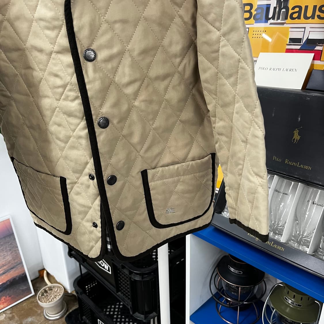 버버리 키즈 퀼팅자켓 4y 상품이미지3