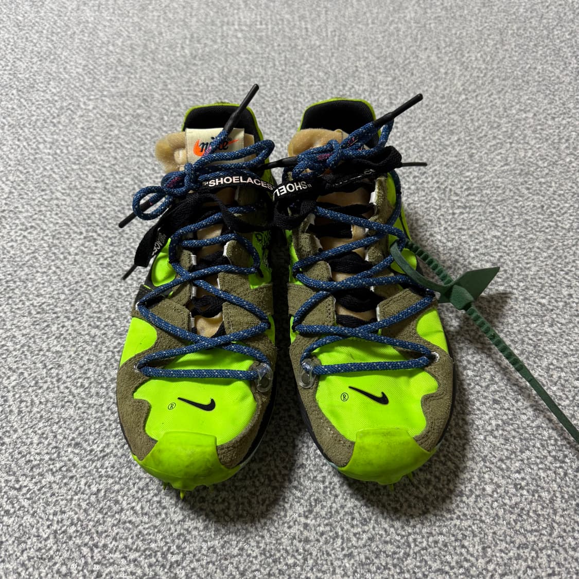 나이키 오프화이트 줌 테라 카이거 그린 240 상품이미지3