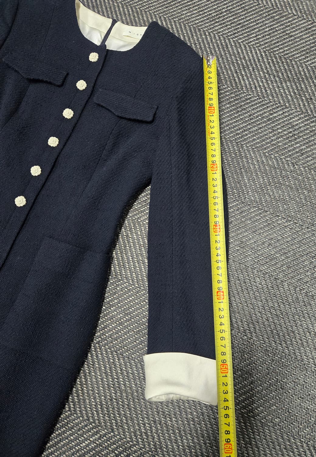 미샤 MICHAA 네이비 롱 원피스 상품이미지8