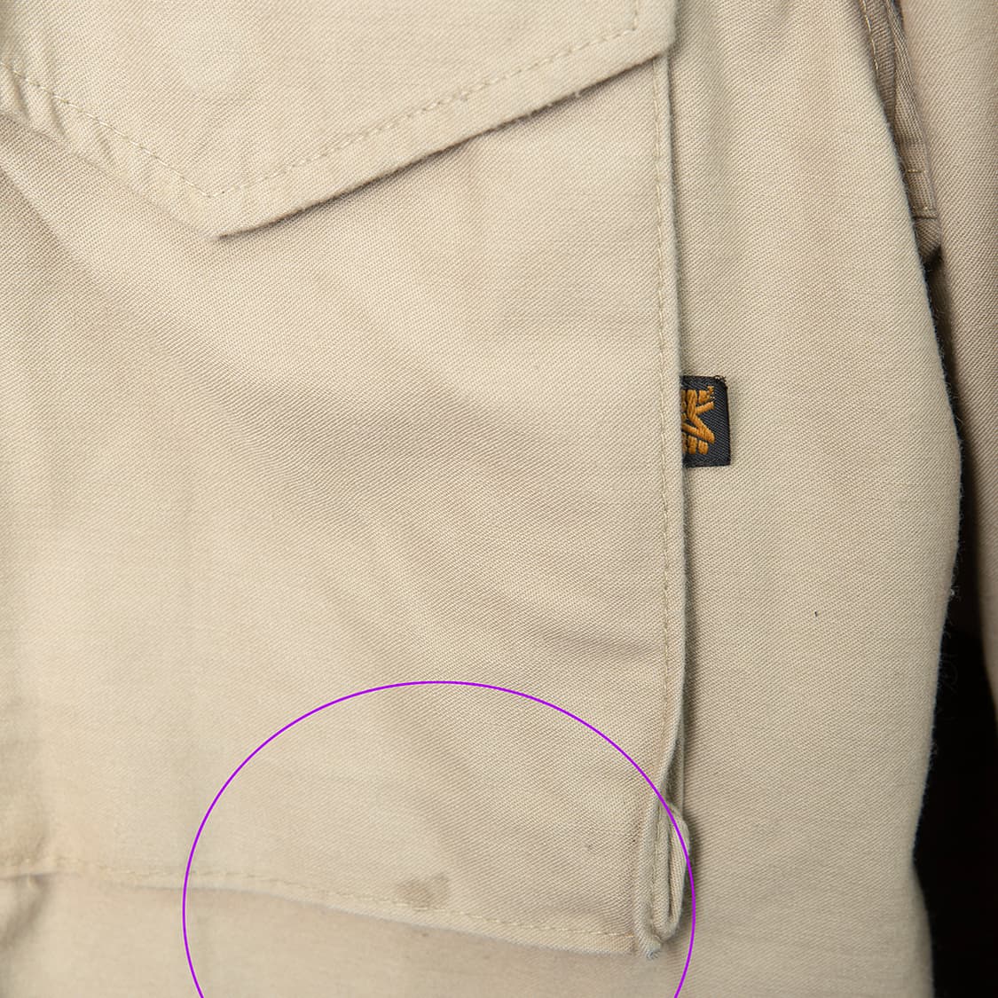 [110] 알파인더스트리 USA 메이드 M65 필드자켓 데저트 컬러  상품이미지3