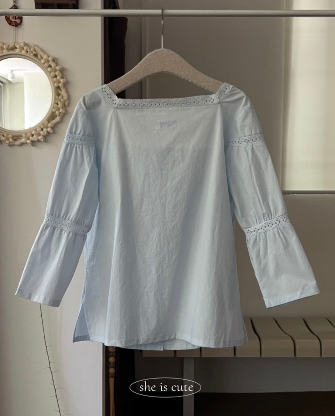 쉬이즈큐트 로맨틱 블라우스Romantic blouse 물색 상품이미지2