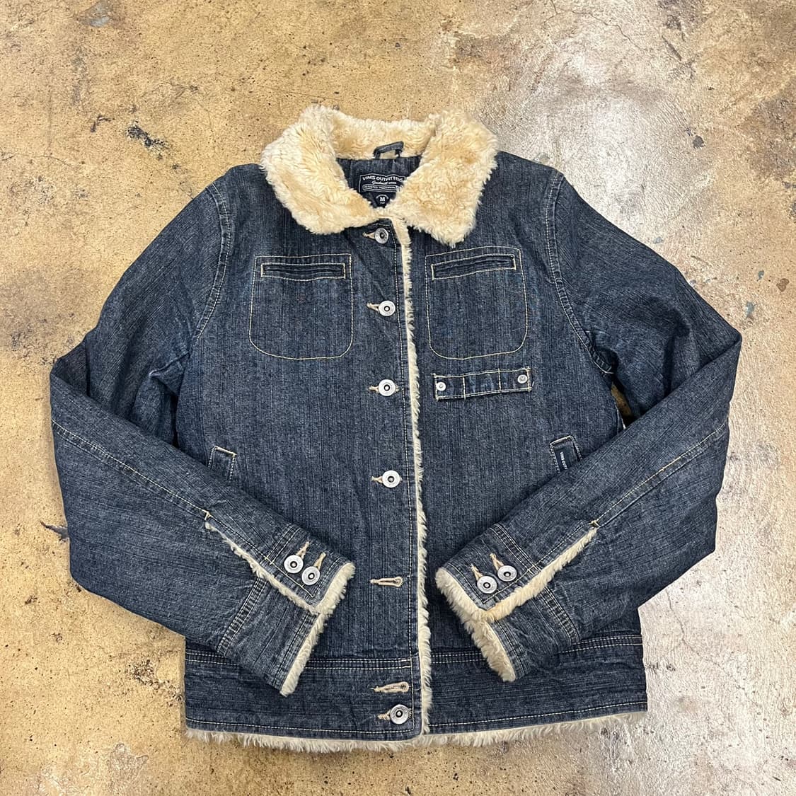 [정품/M] VIMS 아웃피터스 데님 무스탕 자켓 b18 상품이미지2