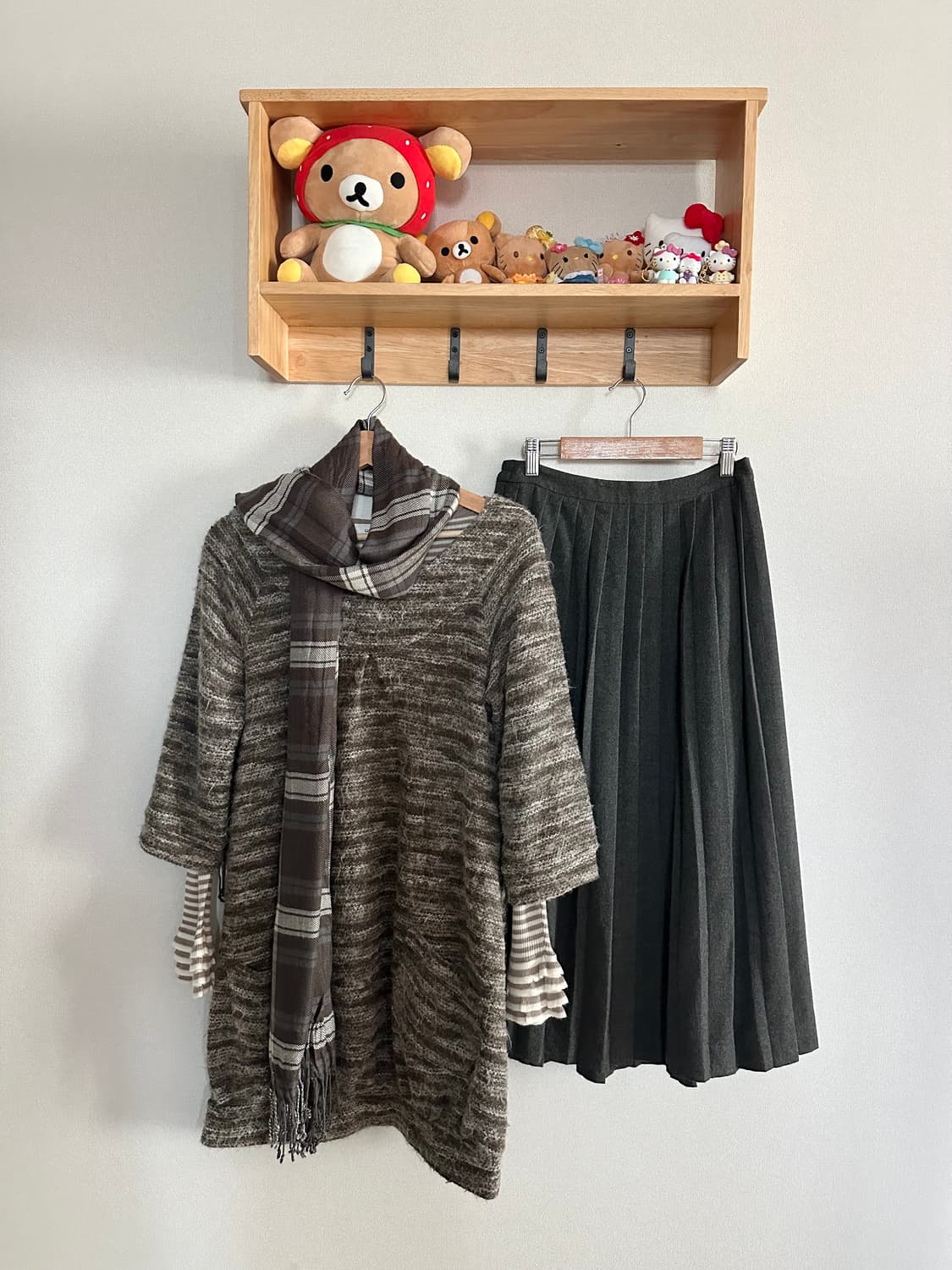 jpn 하구미 스즈코 너드 모리걸 레이어드 코디세트 상품이미지1