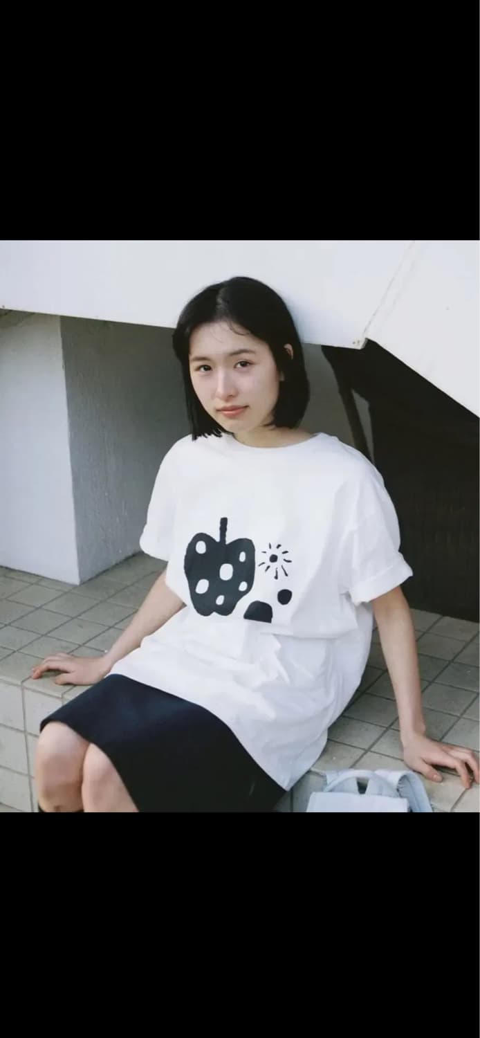 오헤시오 애플 도트 반팔티 상품이미지1