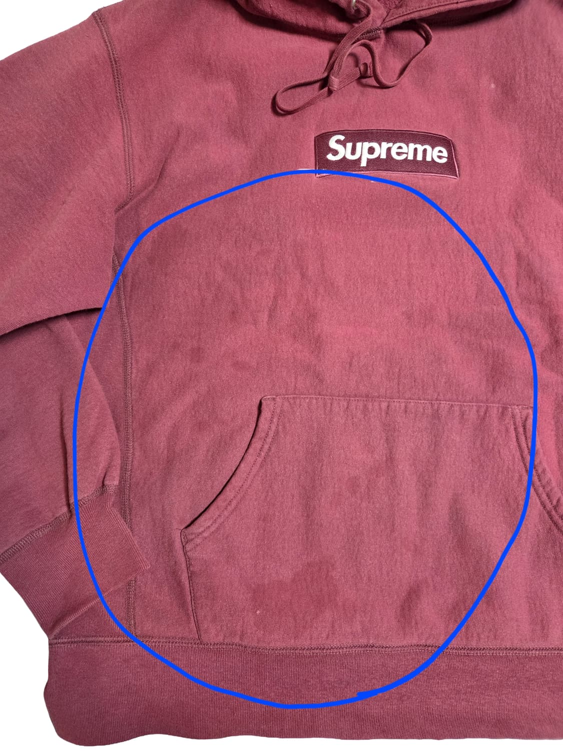 "Supreme Box Logo Hooded Sweatshirt Plum 상품이미지4