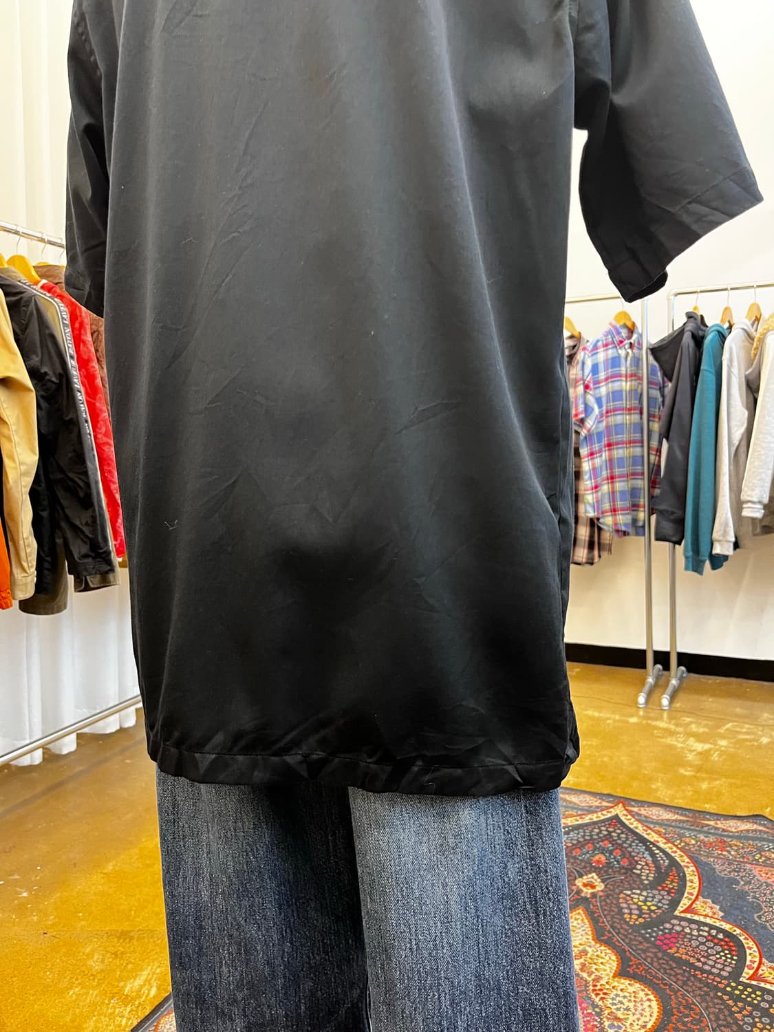 칼하트 더블 포켓 반팔 셔츠 블랙 상품이미지7