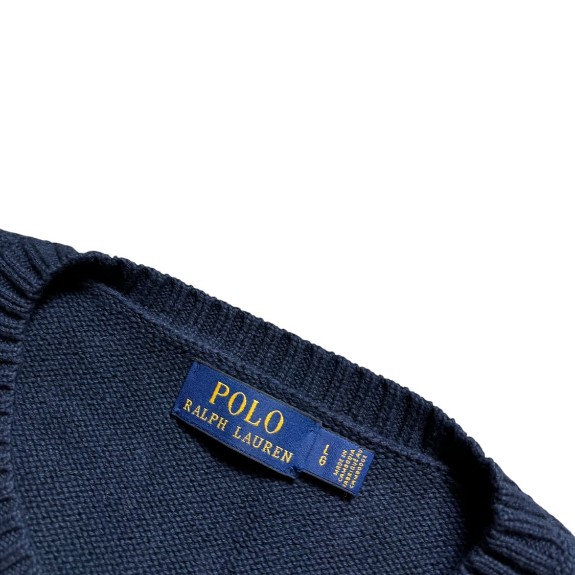 폴로 크루넥 니트 상품이미지3