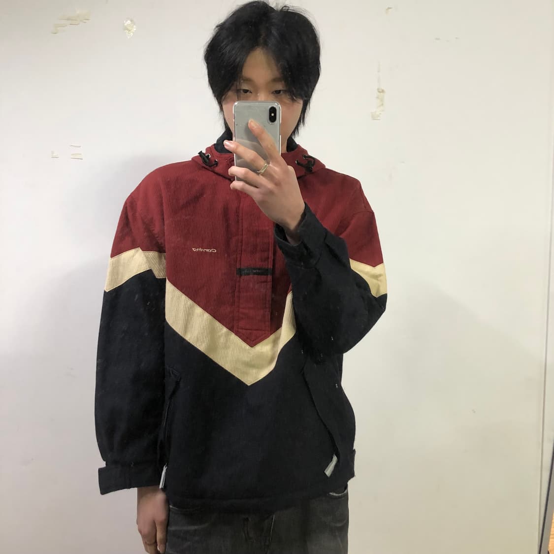 1990s 데상트 올드 카빙 아노락  상품이미지3