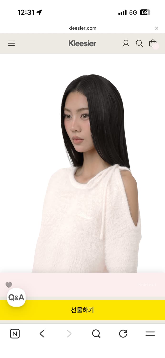 클리시어 러브포엠 니트 상품이미지2