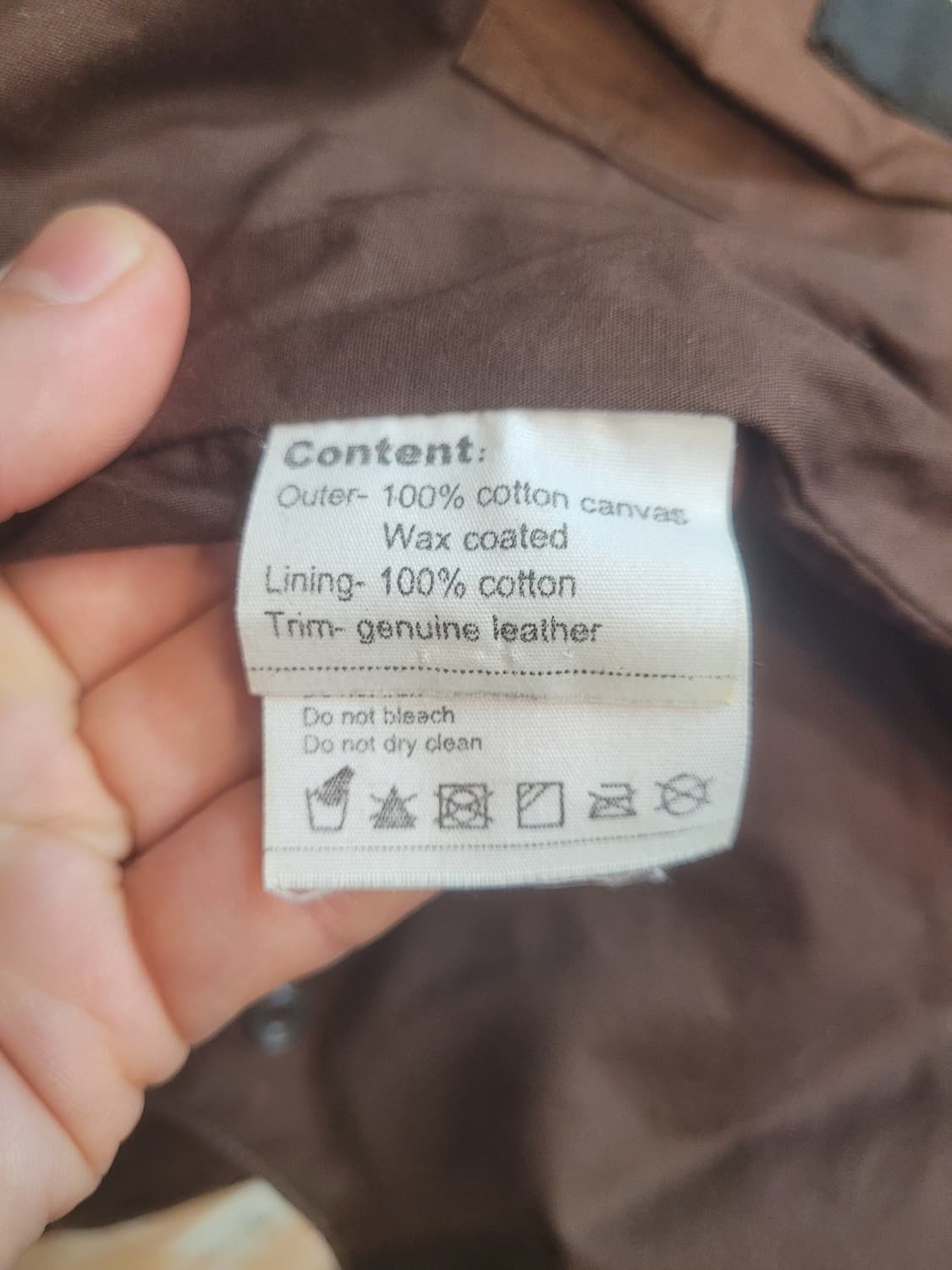 카카두 왁스 자켓 브라운 105 상품이미지7