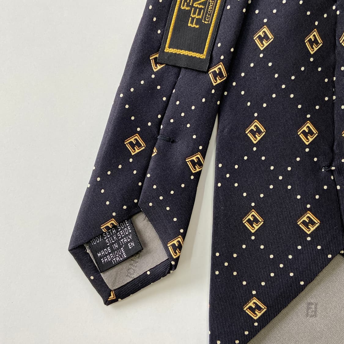 펜디 (FENDI) 모노그램 명품 정품 넥타이 상품이미지6