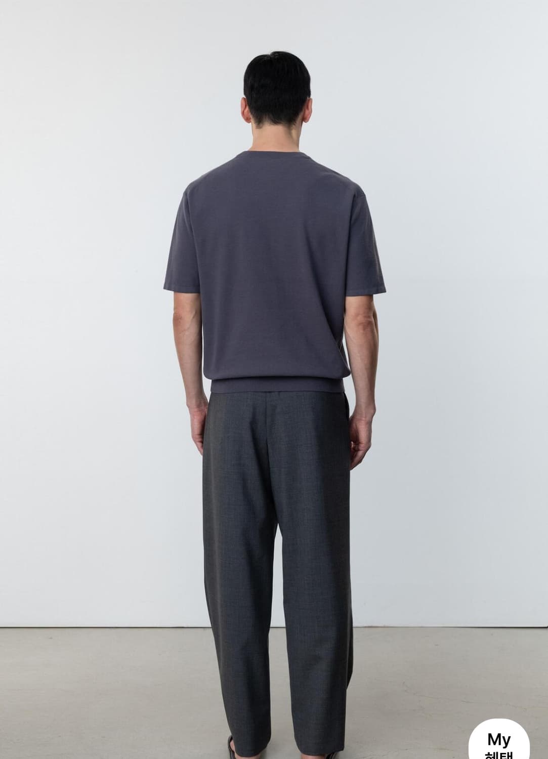 [28] 포터리 트로피컬 울 투플리츠 와이드 팬츠 상품이미지2