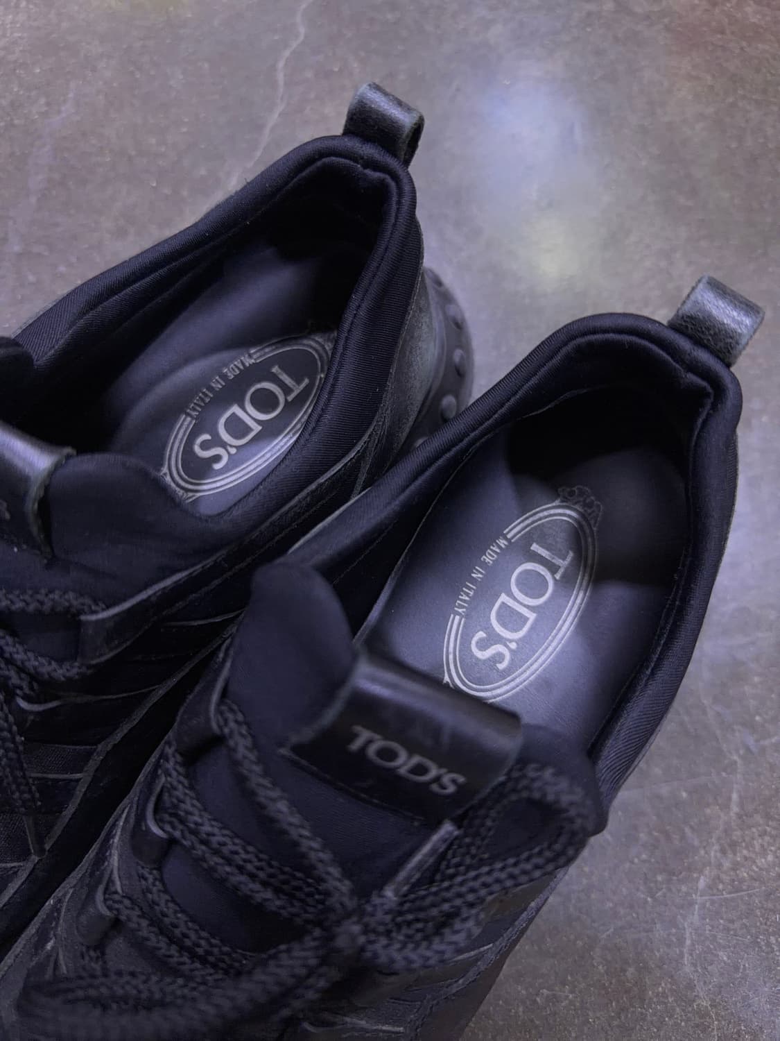 TOD'S 토즈 노코드 스니커즈 올 블랙 7 (260) 상품이미지5