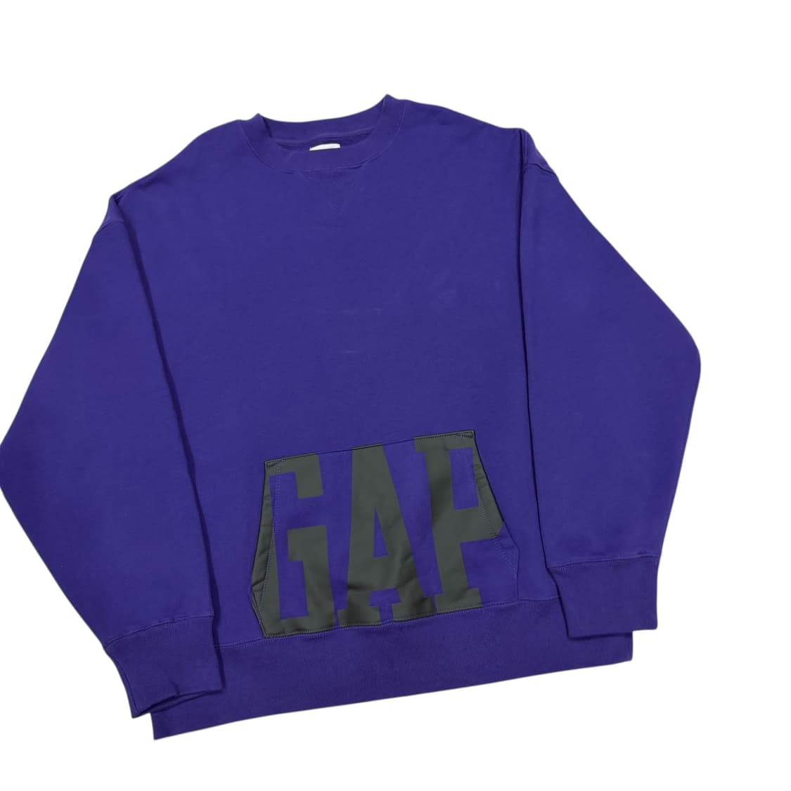 GAP 갭 스펠로고 퍼플 기모 스웻 맨투맨 L 상품이미지2