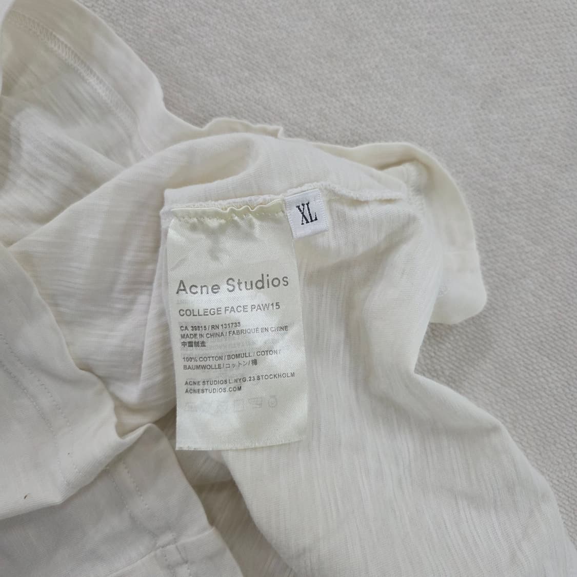 XL 고급 이모지페이스로고 라운드 반팔티 0224J 상품이미지4