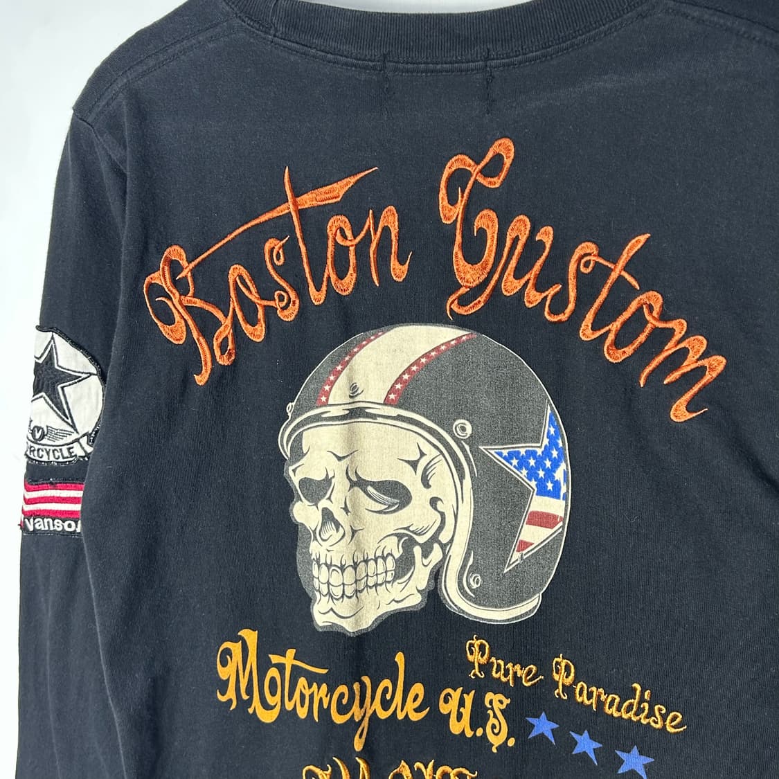 [VANSON] 밴슨 스컬 프린팅 펑크 롱슬리브 상품이미지3