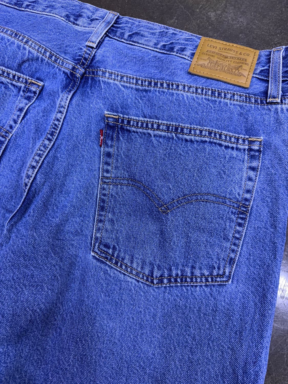 리바이스 프리미엄 빅e 배기 대디 스톤워싱 데님팬츠 32 상품이미지6