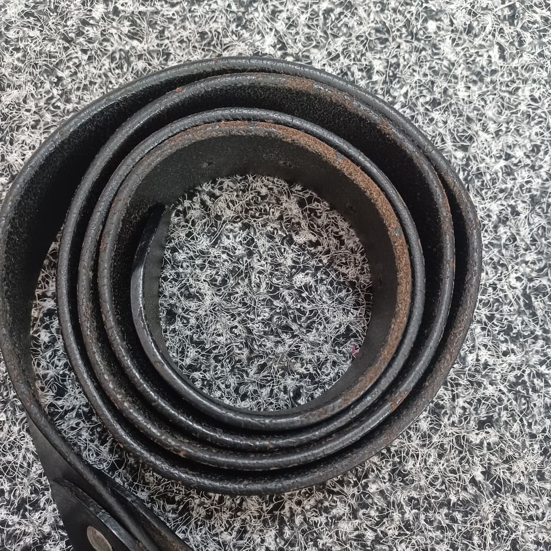 빈티지 가죽 벨트 블랙  상품이미지4