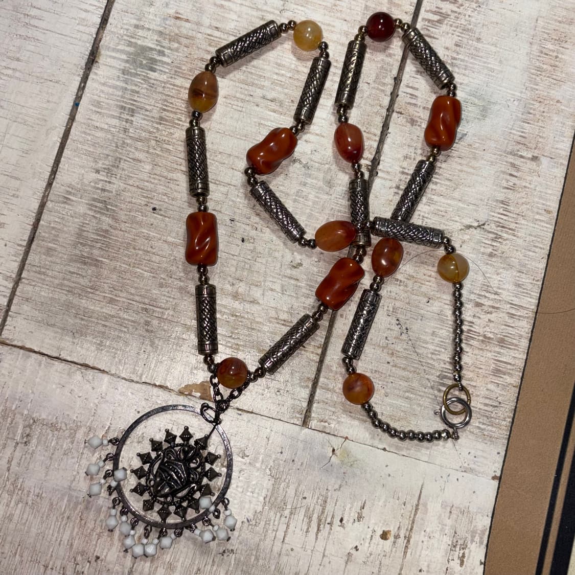 오리엔탈 불교깔 펜던트 목걸이 상품이미지1