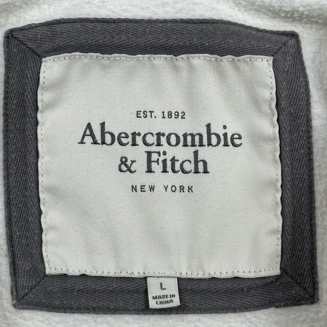 아베크롬비 og y2k 여성 후드집업 아이보리 화이트 여성L 상품이미지6