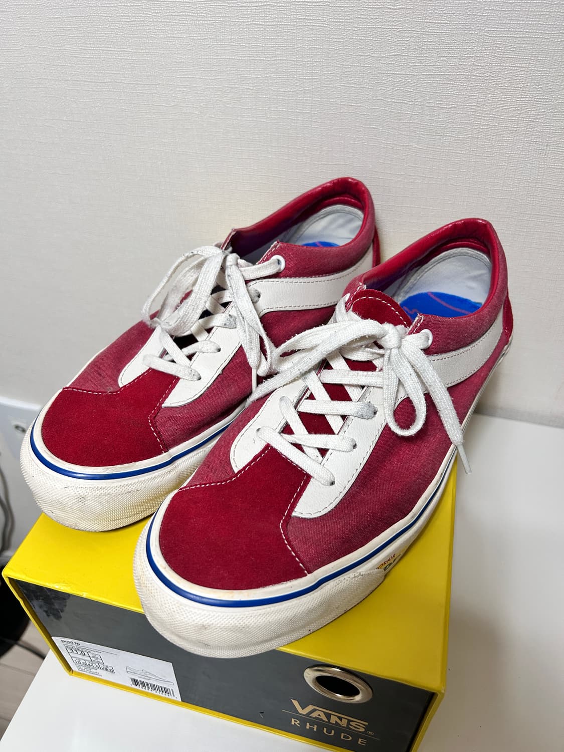 [290] 반스 x 루드 RHUDE 볼드NI 레드 상품이미지2