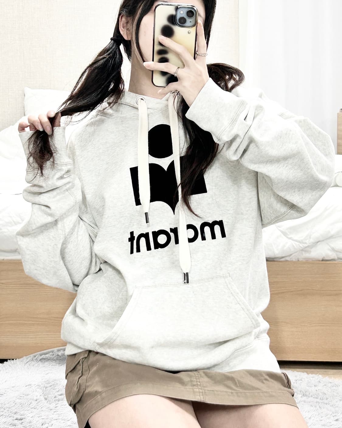 이자벨마랑 빅로고 후드 상품이미지1