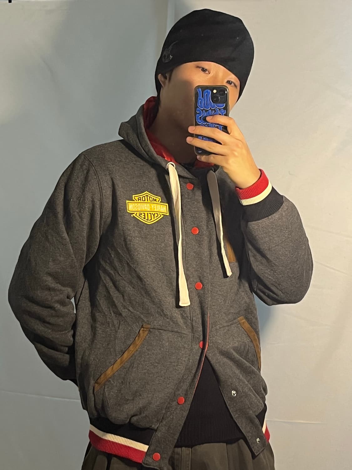 할리데이비슨 양면 후드자켓 상품이미지1