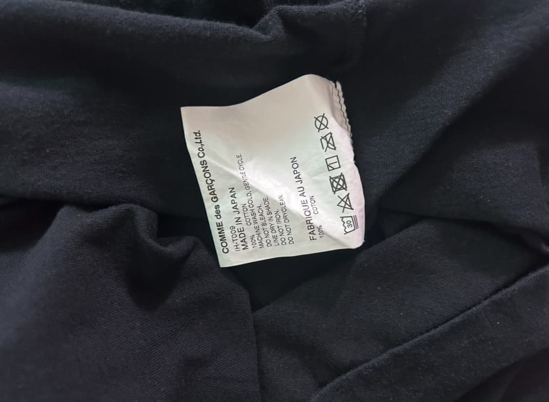 CDG 티셔츠 블랙 XL 상품이미지5